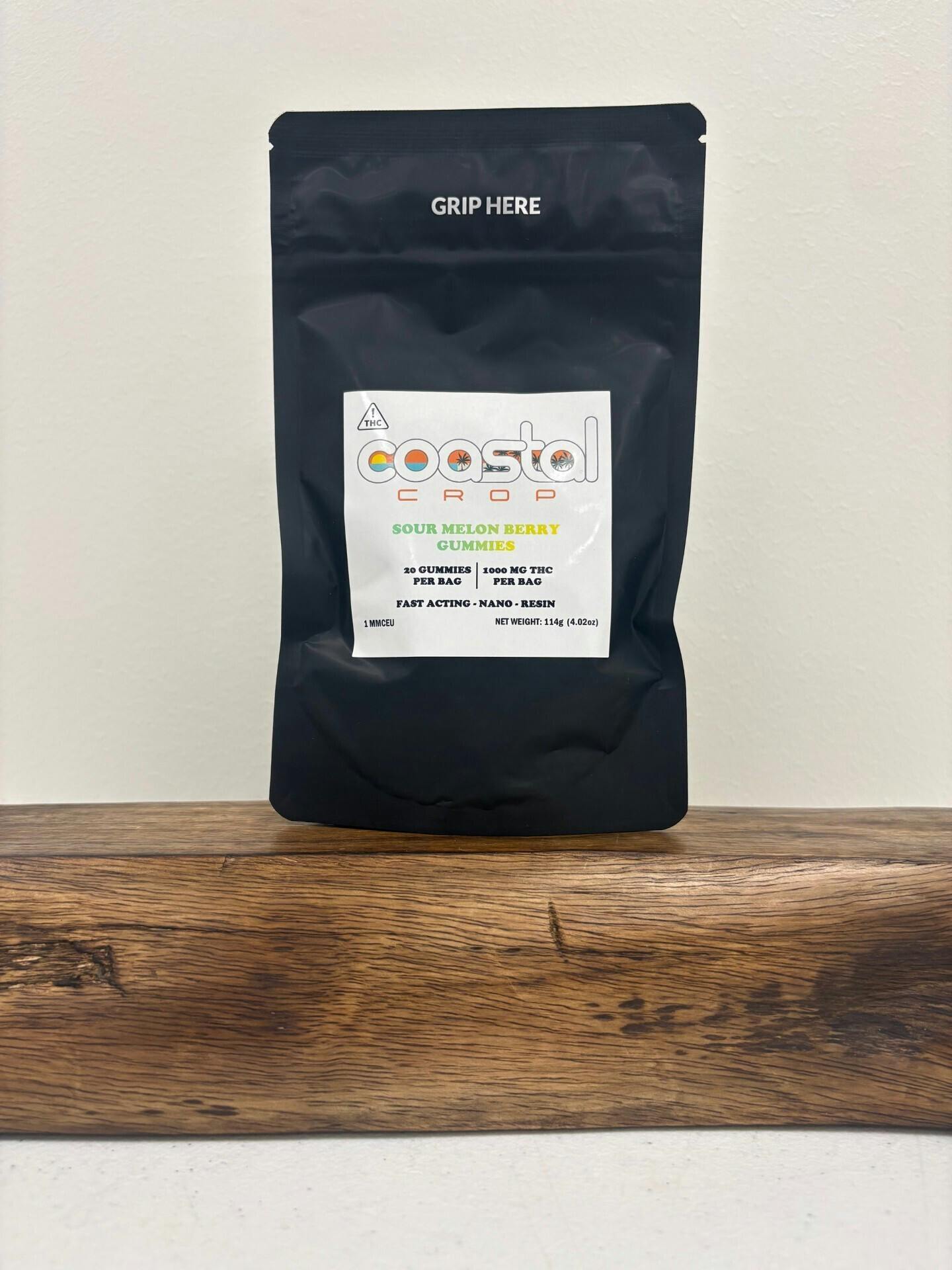 Coastal Crop - Sour Melon Berry Gummies (1000mg)