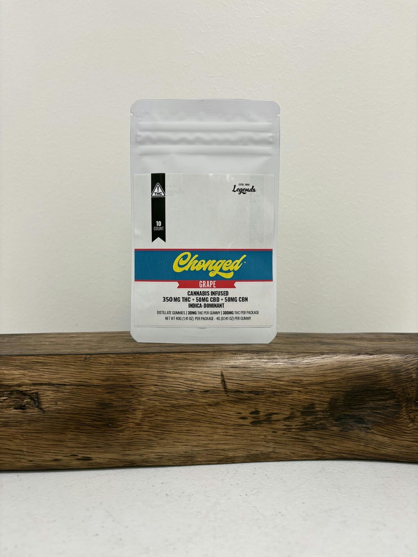 Chonged - Grape Distillate Gummies (350mg)