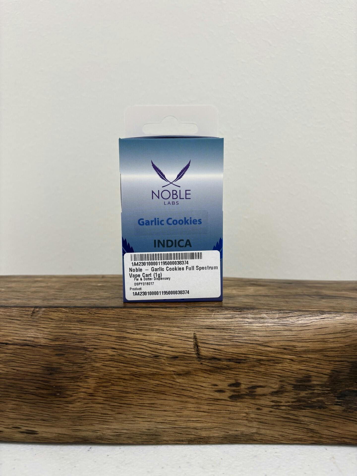Noble - Garlic Cookies Full Spectrum Vape Cart (1g) at Far & Dotter Cannabis Dispensary
