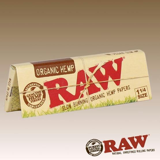 Raw Organic Hemp 1-1/4 Rolling Papers