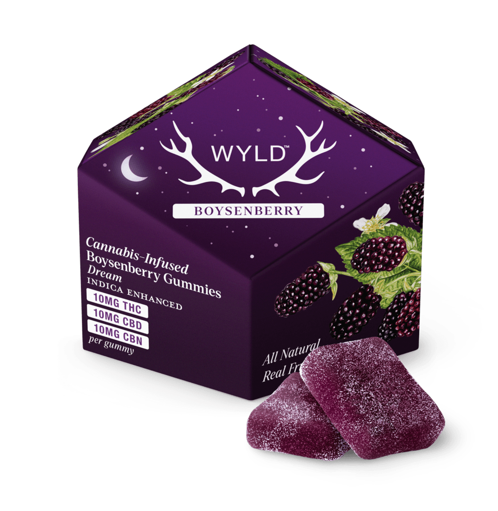Wyld Boysenberry 10 x 2:1:1 CBD:THC:CBN Gummies