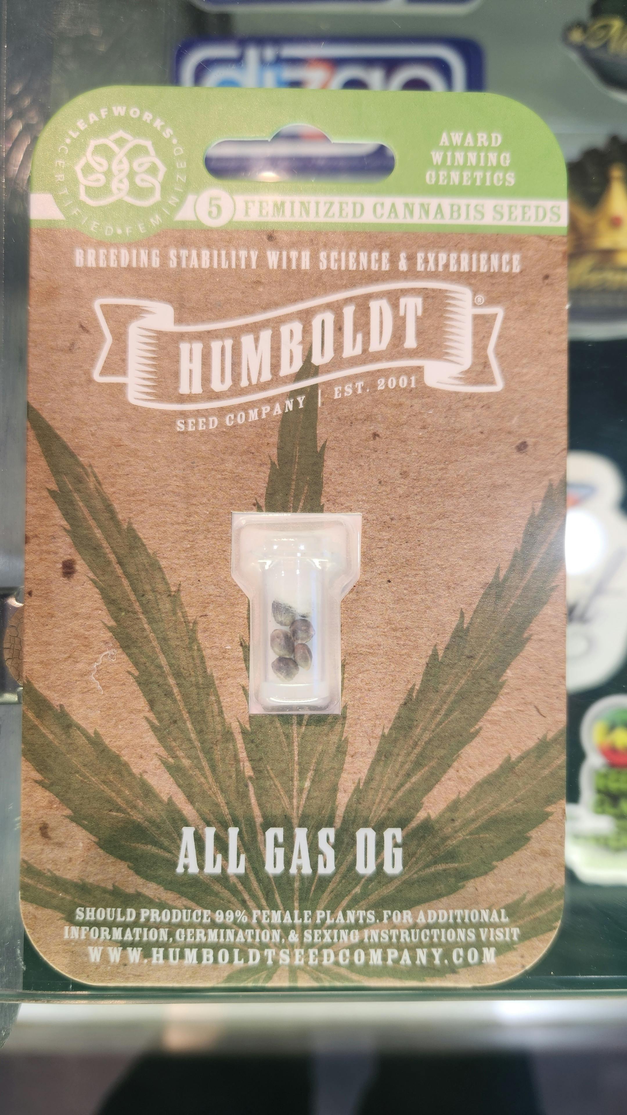 Humboldt Seeds- All Gas OG