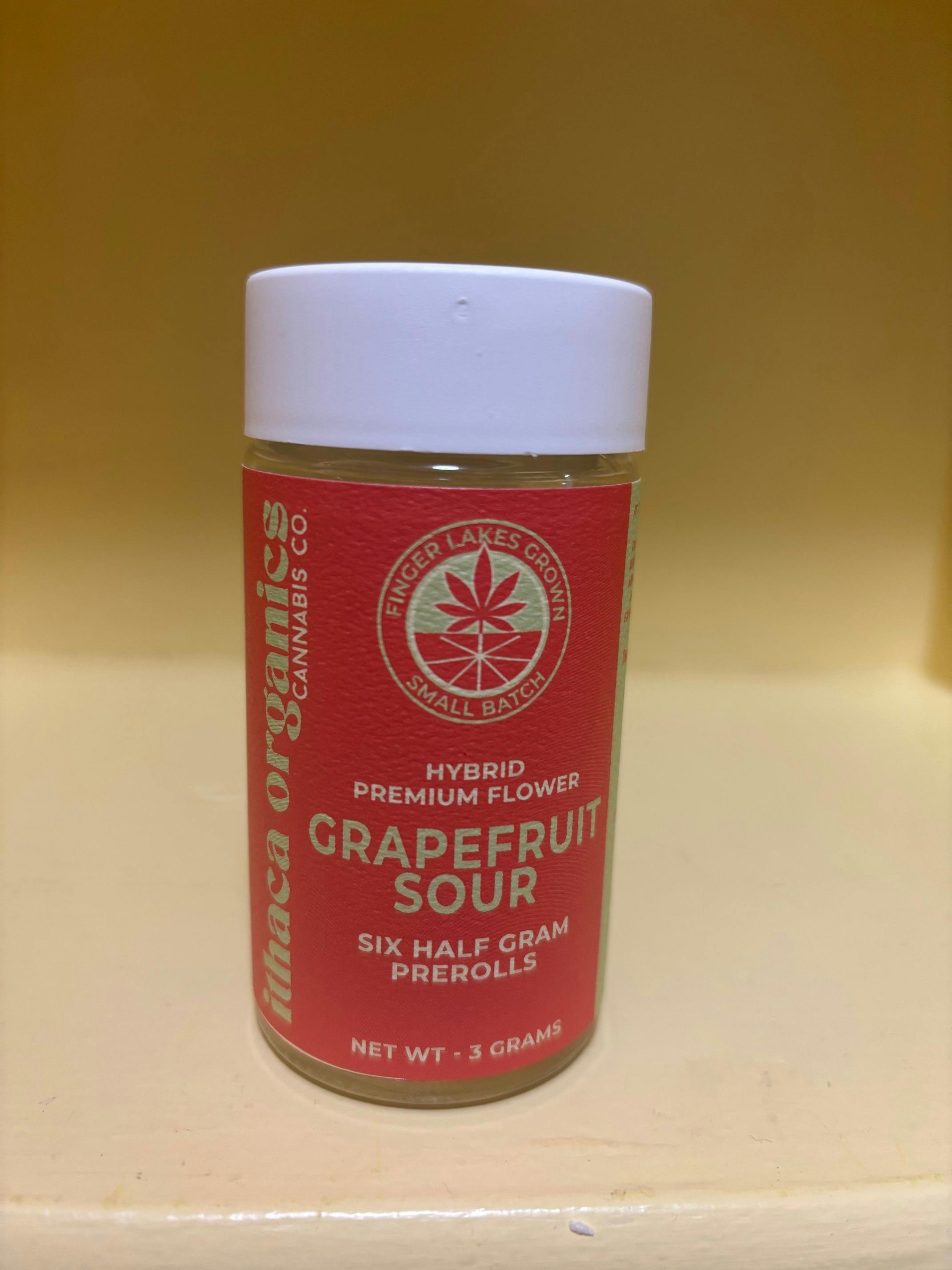 Ithaca Organics | Grapefruit Sour | Pre-Rolls | .5g 6-pk