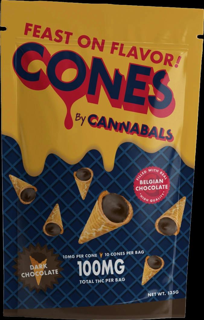 Cannabals | Caramel Espresso Cones | 10mg 10-pk