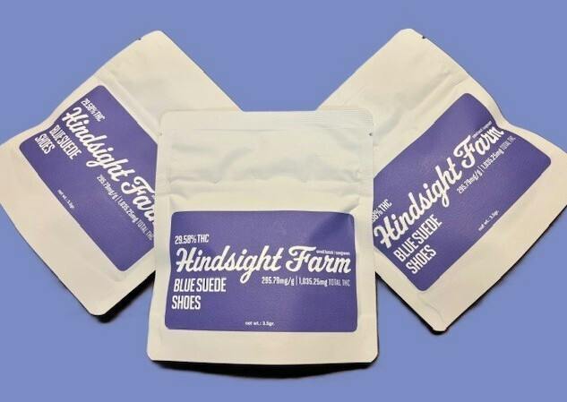 Hindsight Farm | Blue Suede Shoes | 3.5g flower at Corner House