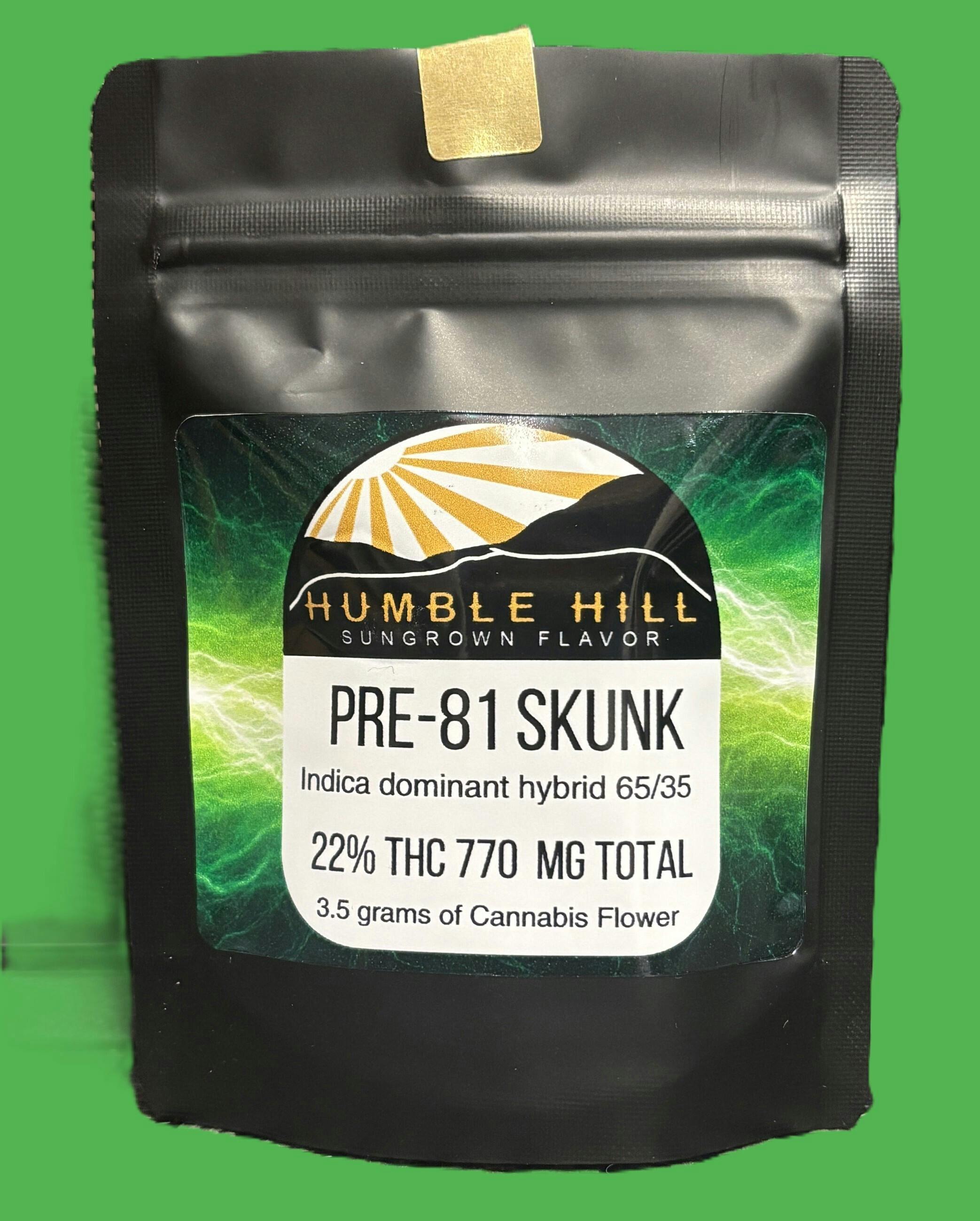Humble Hill Farm LLC | Pre-1981 Skunk | 3.5 g flower