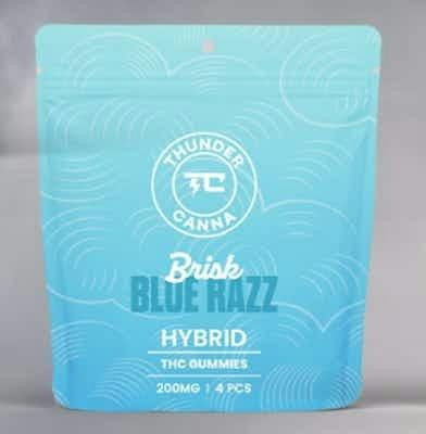 Thunder Canna Blue Razz 200MG Gummies 4CT