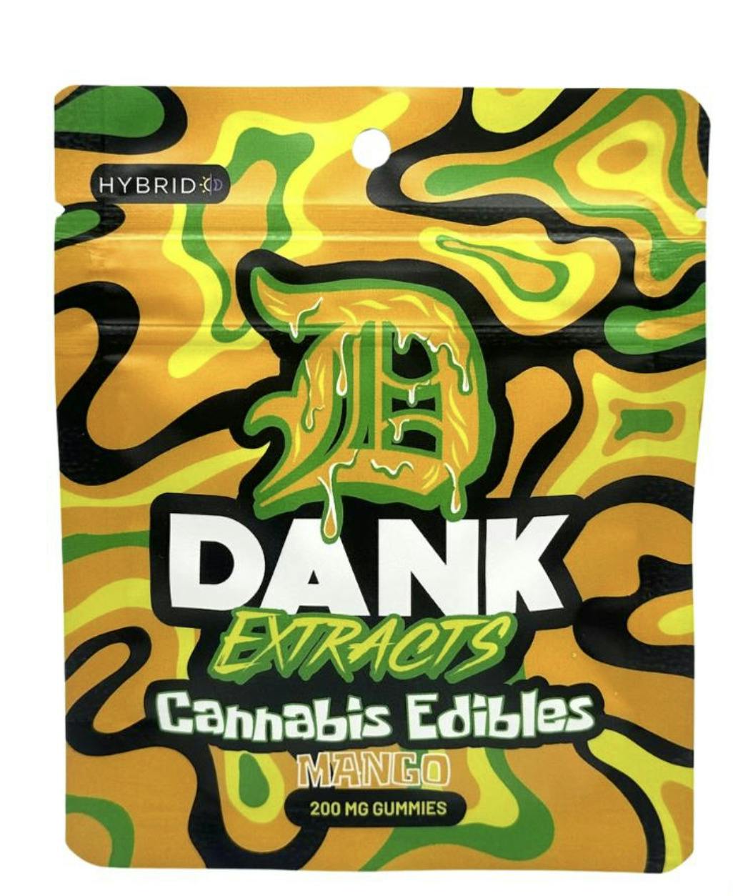 Dank Extracts- Mango 200mg Gummies