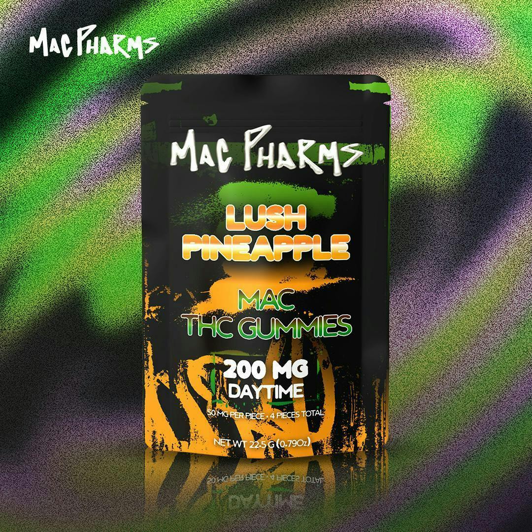 Mac Pharms - Lush Pineapple Gummies - 4pk.