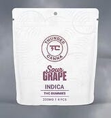 Thunder Canna Sour Grape 200MG Gummies 4CT