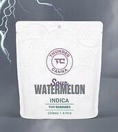 Thunder Canna Sour Watermelon 200MG Gummies 4CT