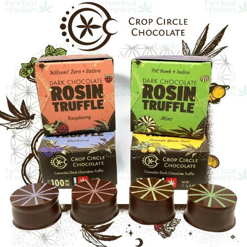 Crop Circle Chocolate: Blueberry Single - Truffle