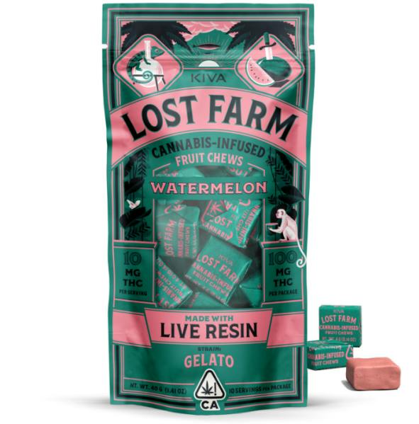 Watermelon 'Watermelon Z x Wedding Cake' Chews | 100mg | 10ct | 10mg/ea
