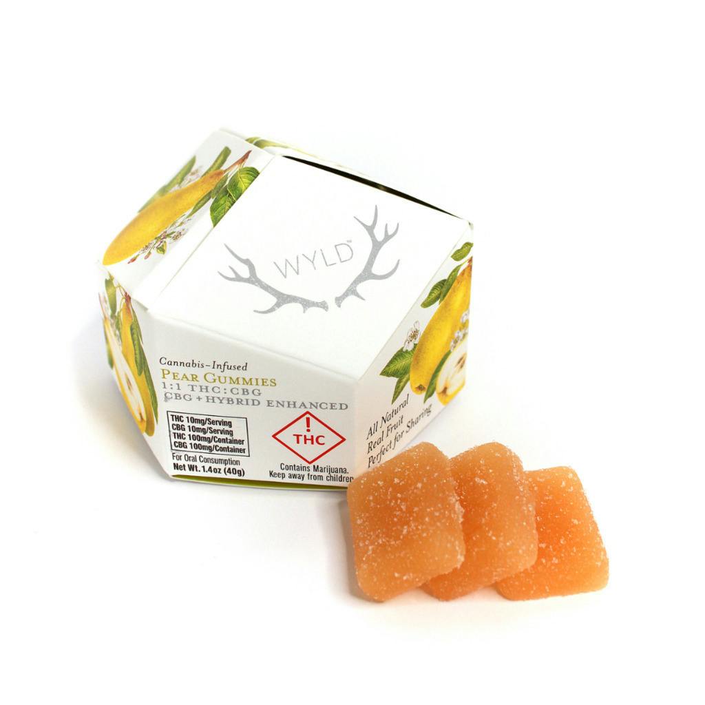 Pear 1:1 CBG/THC Gummies