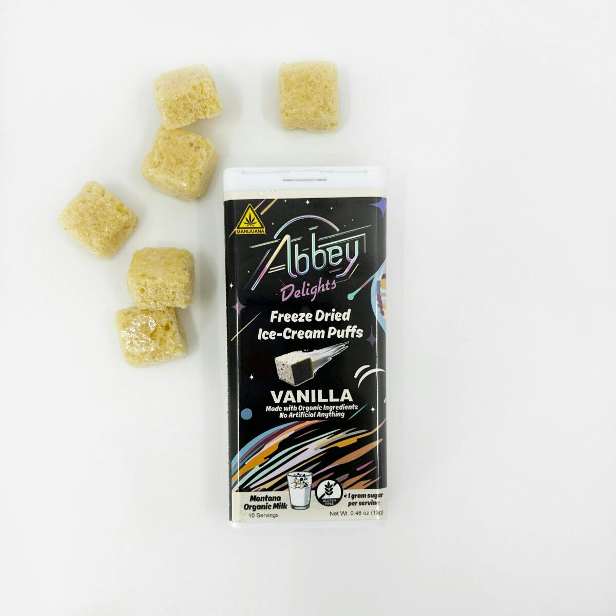 Vanilla Freeze Dried Ice Cream Puffs at Grizzly Pine