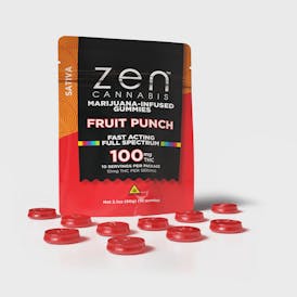 Zen | Fruit Punch Gummy 10pk Sativa