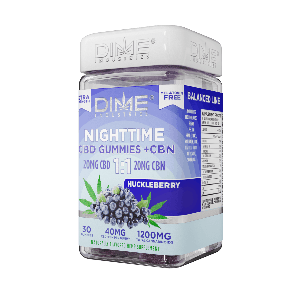 Dime Nighttime CBD + CBN Gummies