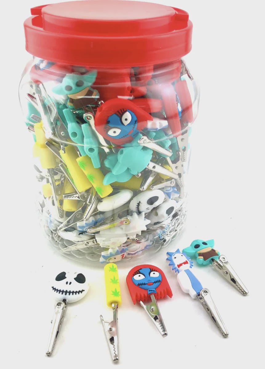 Assorted Roach Clips at Grizzly Pine