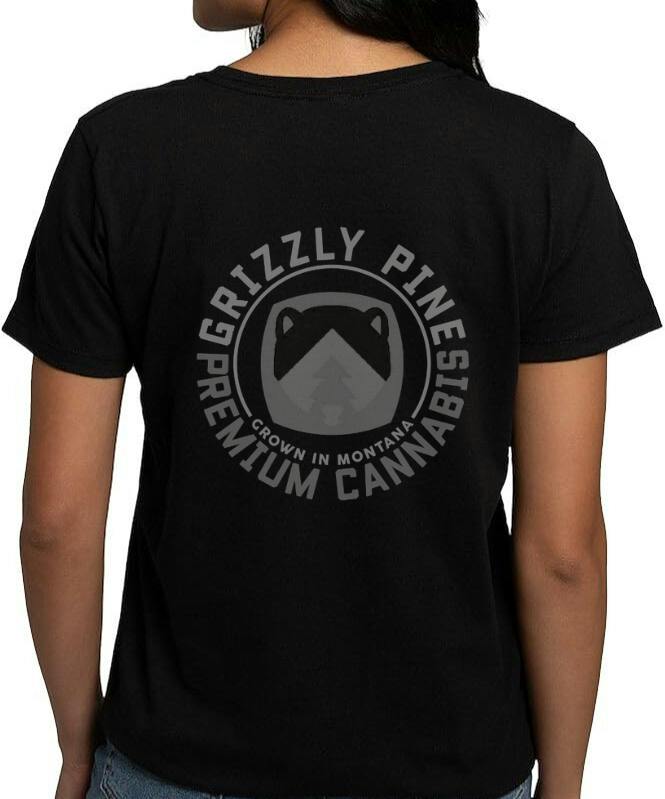 Grizzly Pine Black Tee
