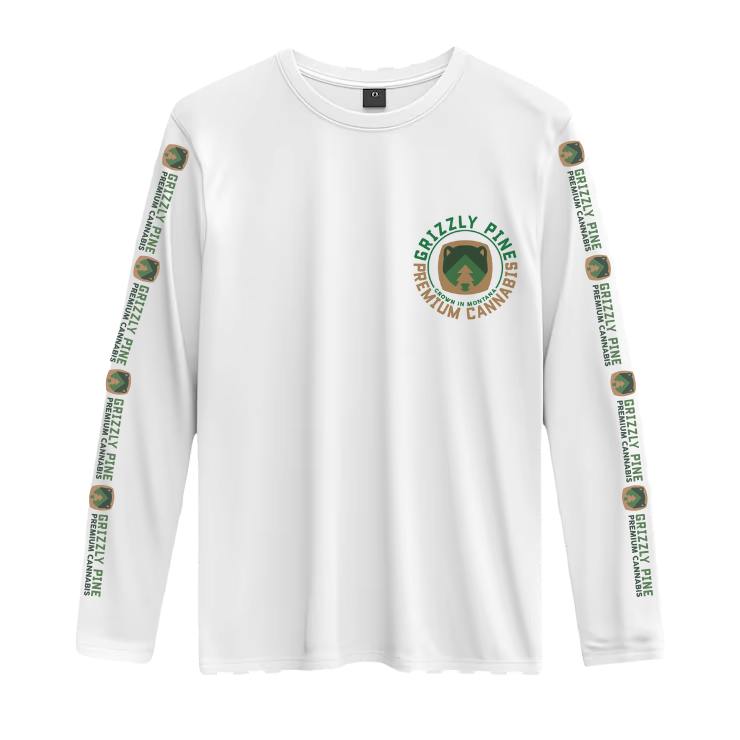 White Logo Long Sleeve Shirt
