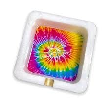 Tie Dye Glass Ash Tray