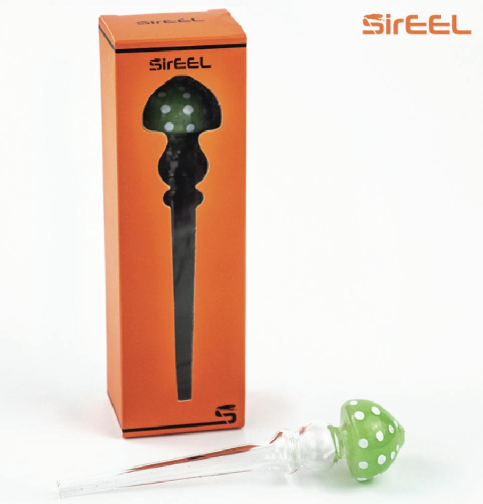 Mushroom Glass Dab Straw
