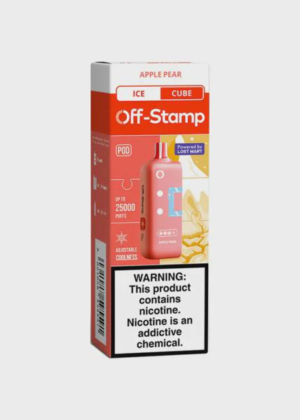 Apple Pear Off-Stamp Cube