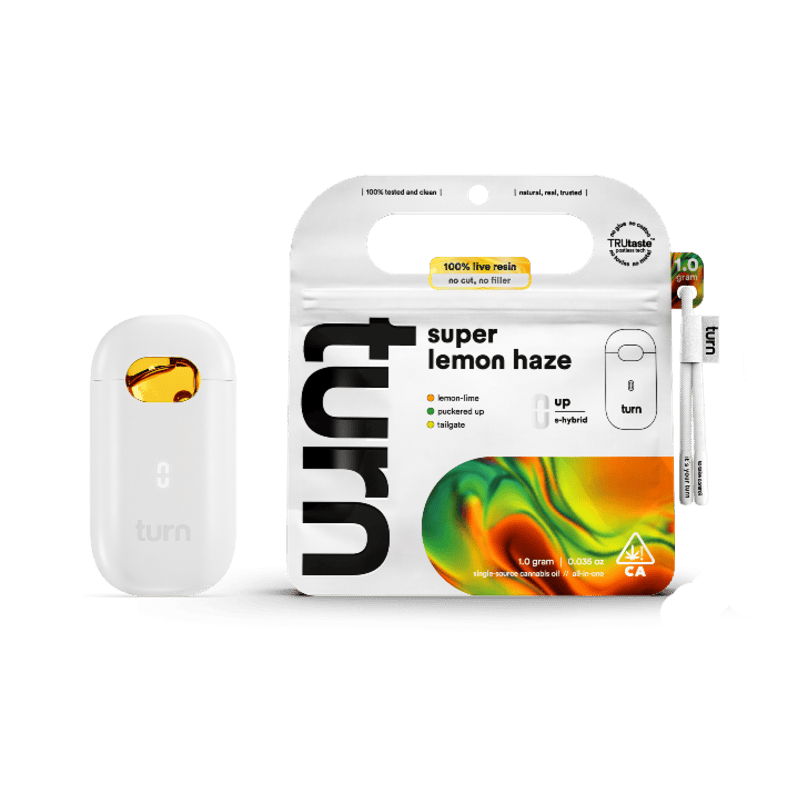 Super Lemon Haze live resin TurnOne all in one 1g