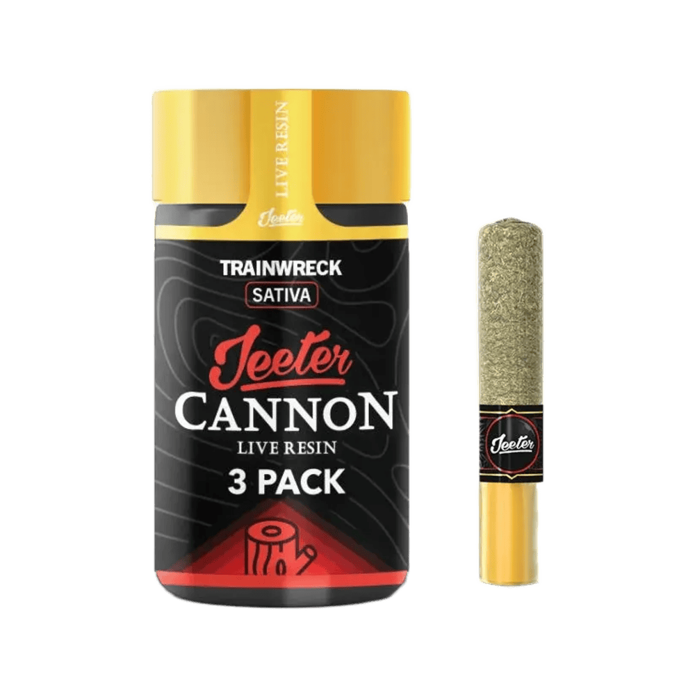 TRAINWRECK ROSIN INFUSED CANNONS 3 PACK 1.5G