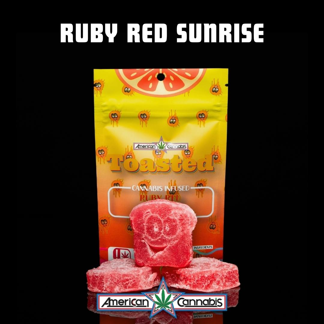 [Edible] ACC Toasted Gummies Ruby Red Sunrise 10pk [Hybrid]