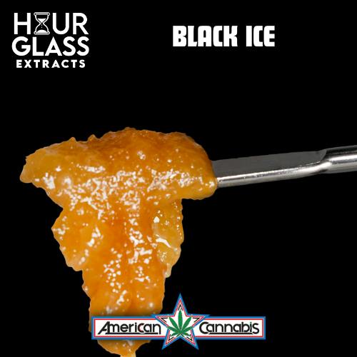 [Concentrate] Hourglass Black Ice Live Resin 7g [Indica]