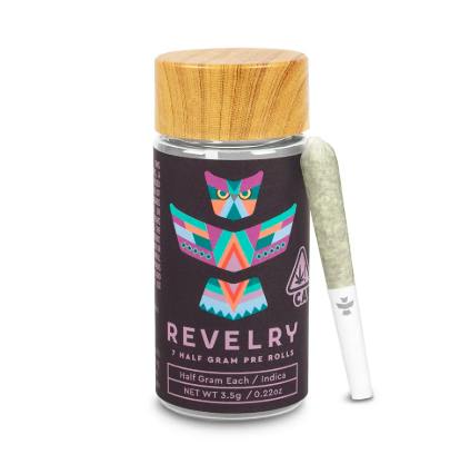 Revelry Herb Co - 7pk Prerolls - Banana Funk