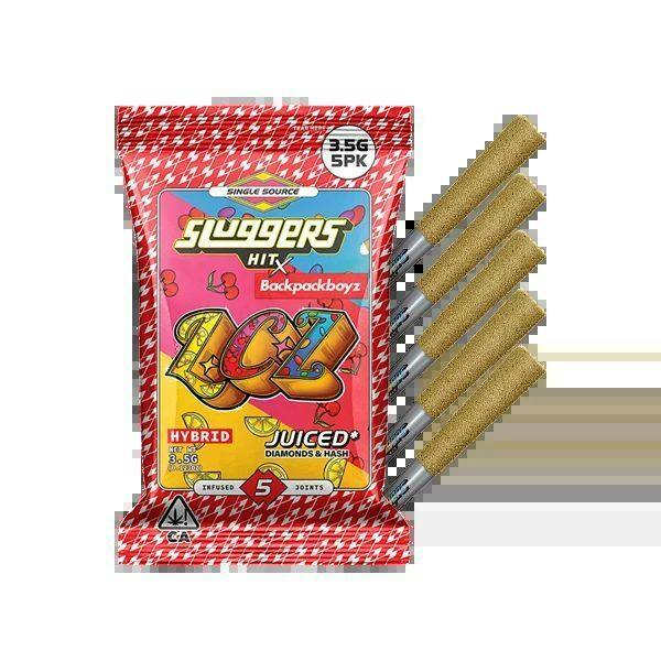 Sluggers x Backpackboyz - 5pk Infused Prerolls - LCZ
