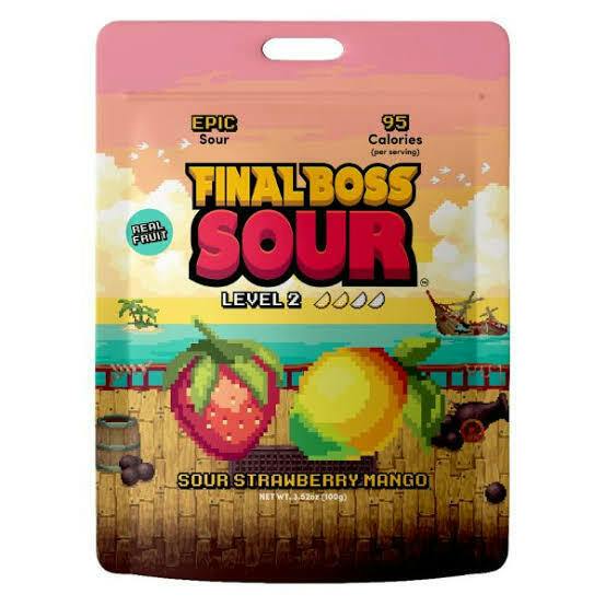 Final Boss Sour Gummy - Strawberry Mango