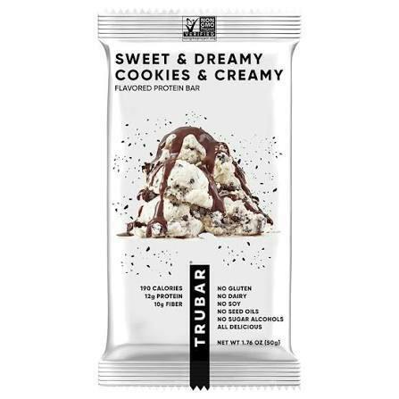 TRUBAR - Protien Bar - Sweet & Dreamy, Cookies & Creamy