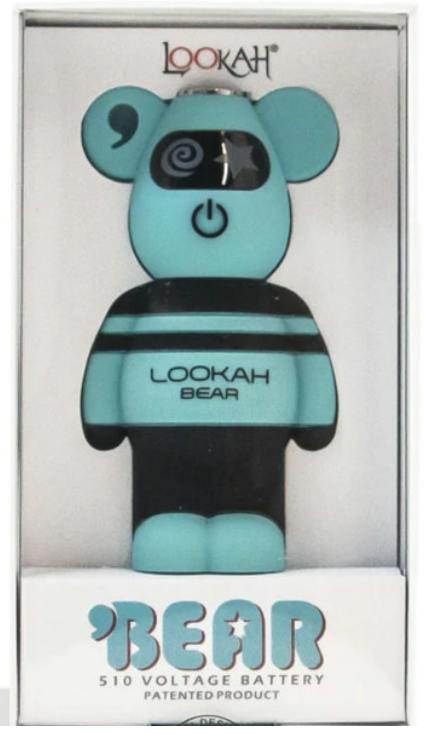 Lookah Battery Bear - - Blue Tie Dye cannabis product