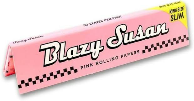 Blazy Susan - Pink King Size Slim - Rolling Papers
