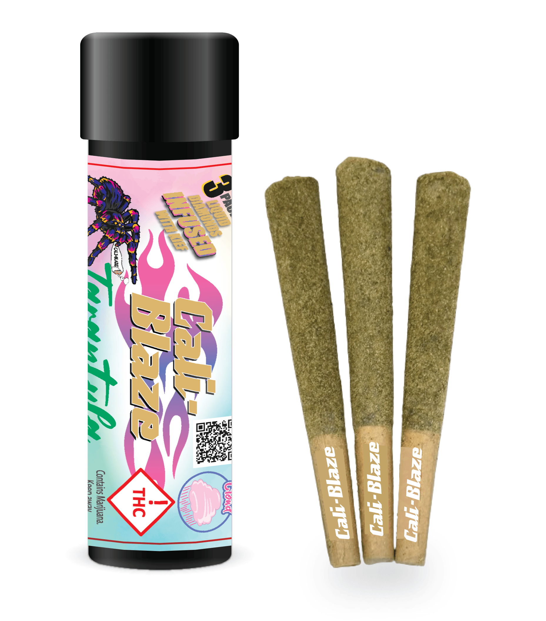 Cali Blaze - Cotton Cloud - Tribe Walker - Tarantula 3pk