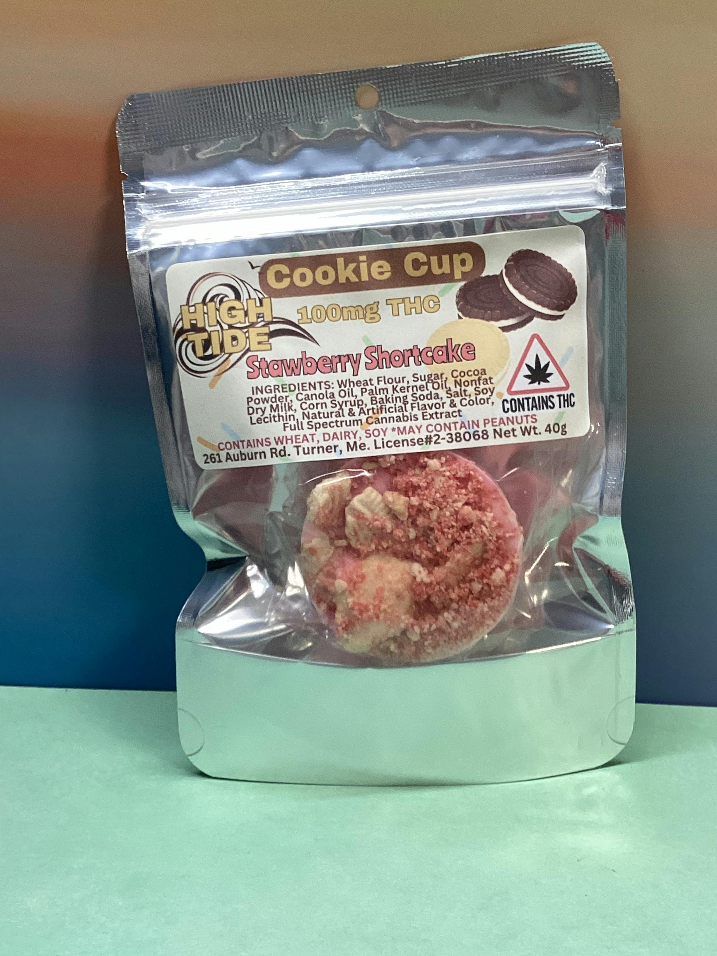 High Tide- Strawberry Shortcake- Cookie Cups- 100MG