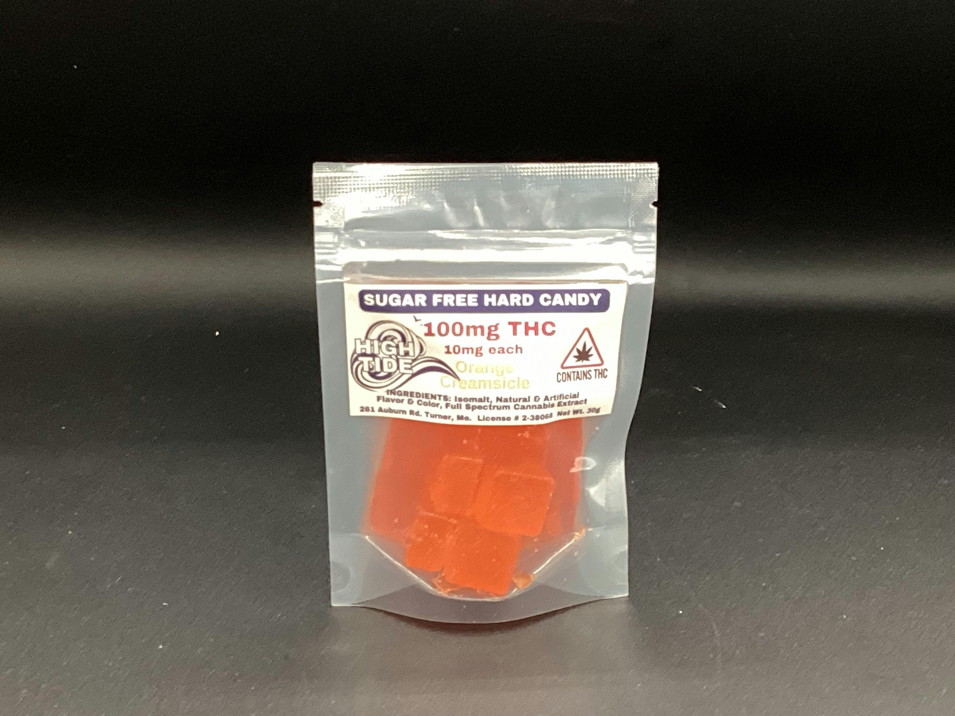 High Tide- Orange Creamsicle- Hard Candy- Sugar Free- 100mg