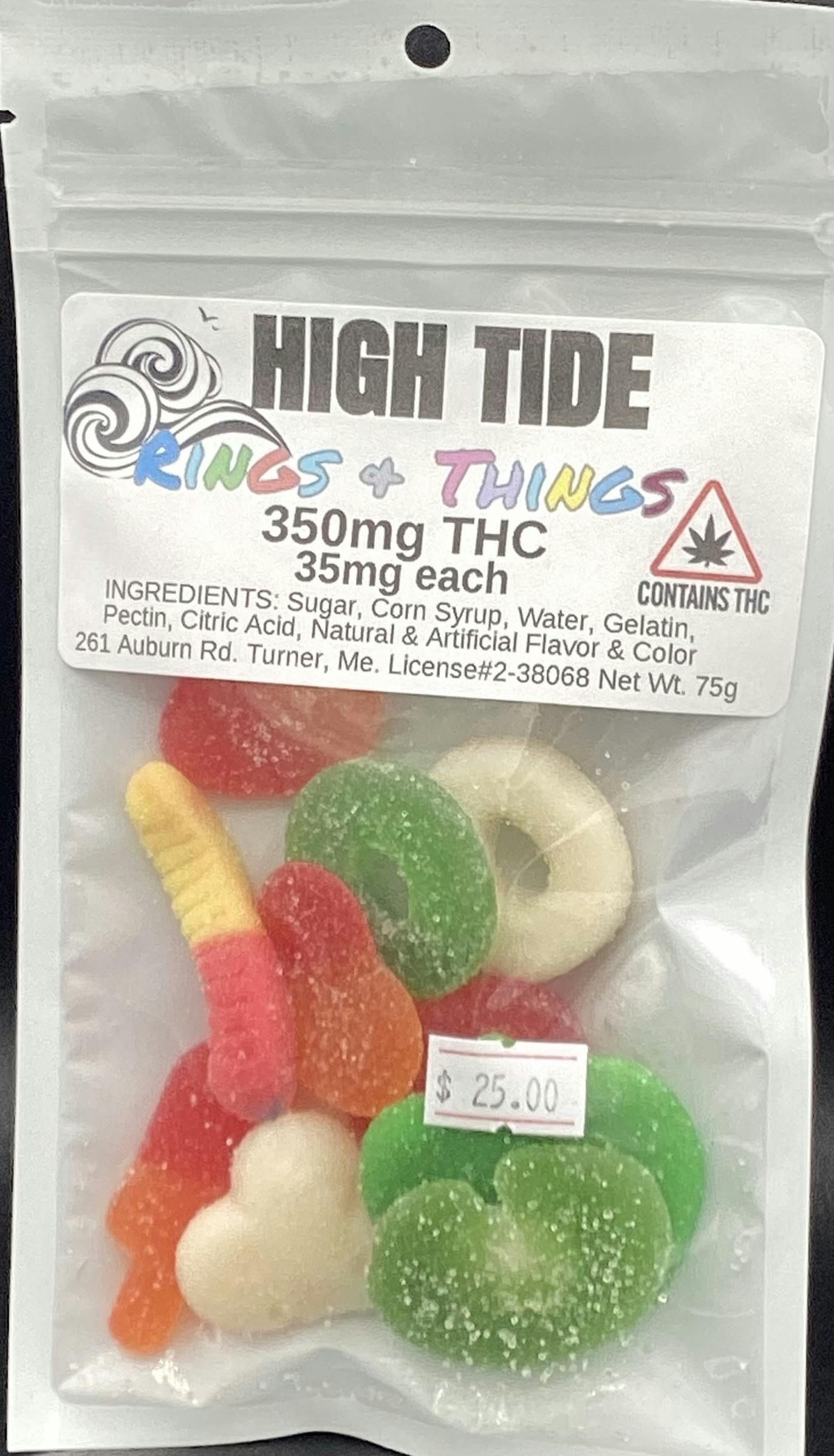High Tide- Rings and Things- Assorted Gummies- 350mg