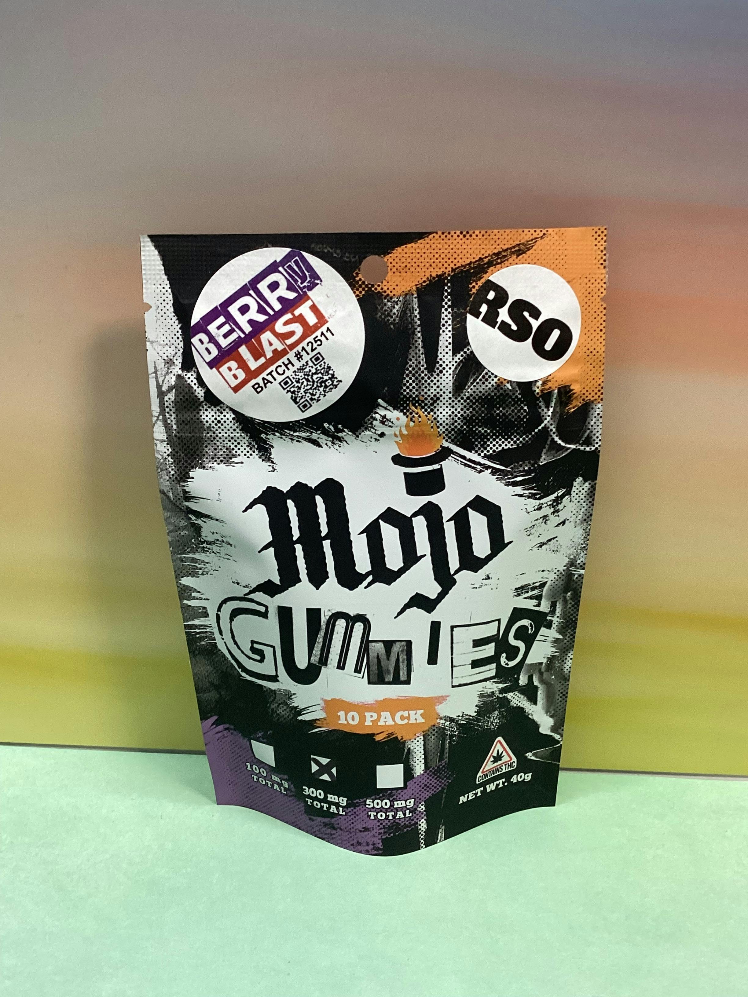 Mojo Medibles | Berry Blast Gummies | 300mg | 10ct | 30mg/ea by Mojo Medibles