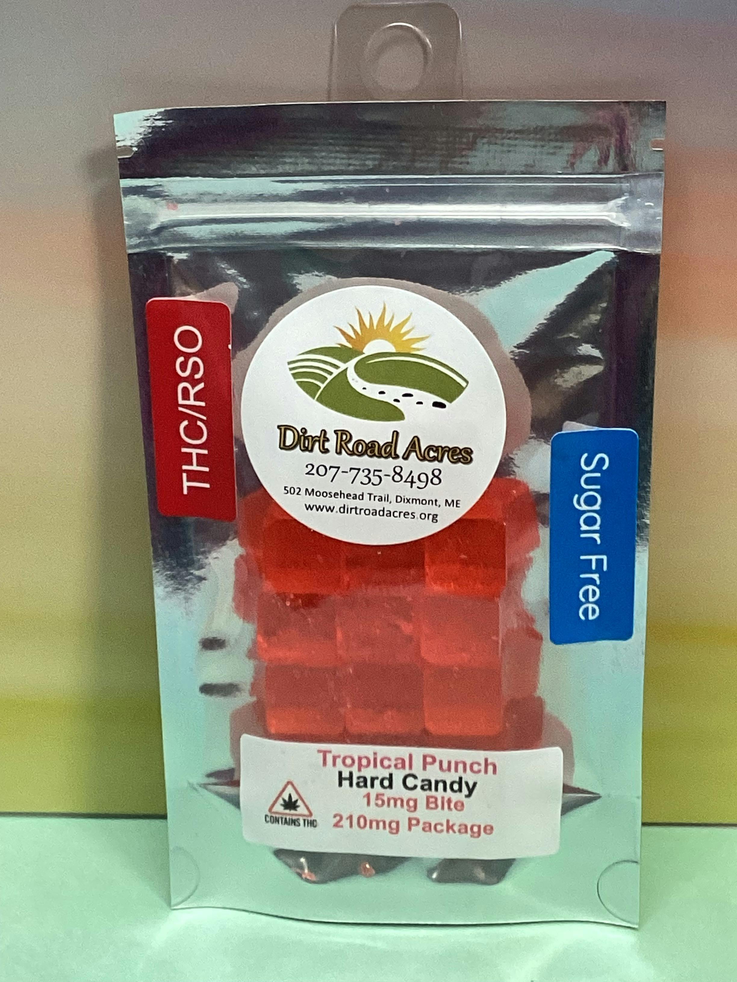 Dirt Road Acres- Tropical Punch- Hard Candy- Sugar Free- 210mg