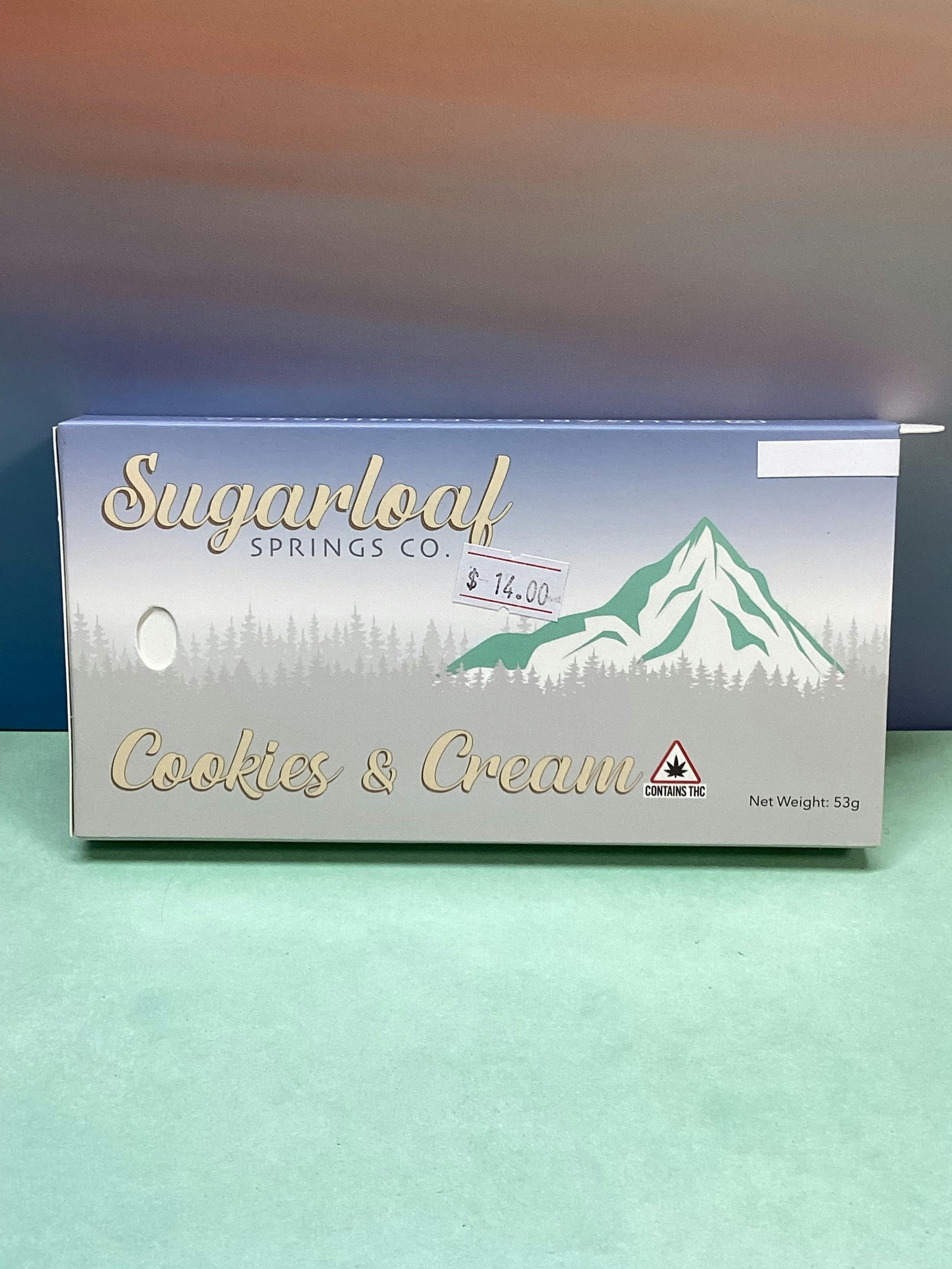 Cannabis Cured- Cookies & Cream- Chocolate Bar- Nano- 100mg at Vargas Farm