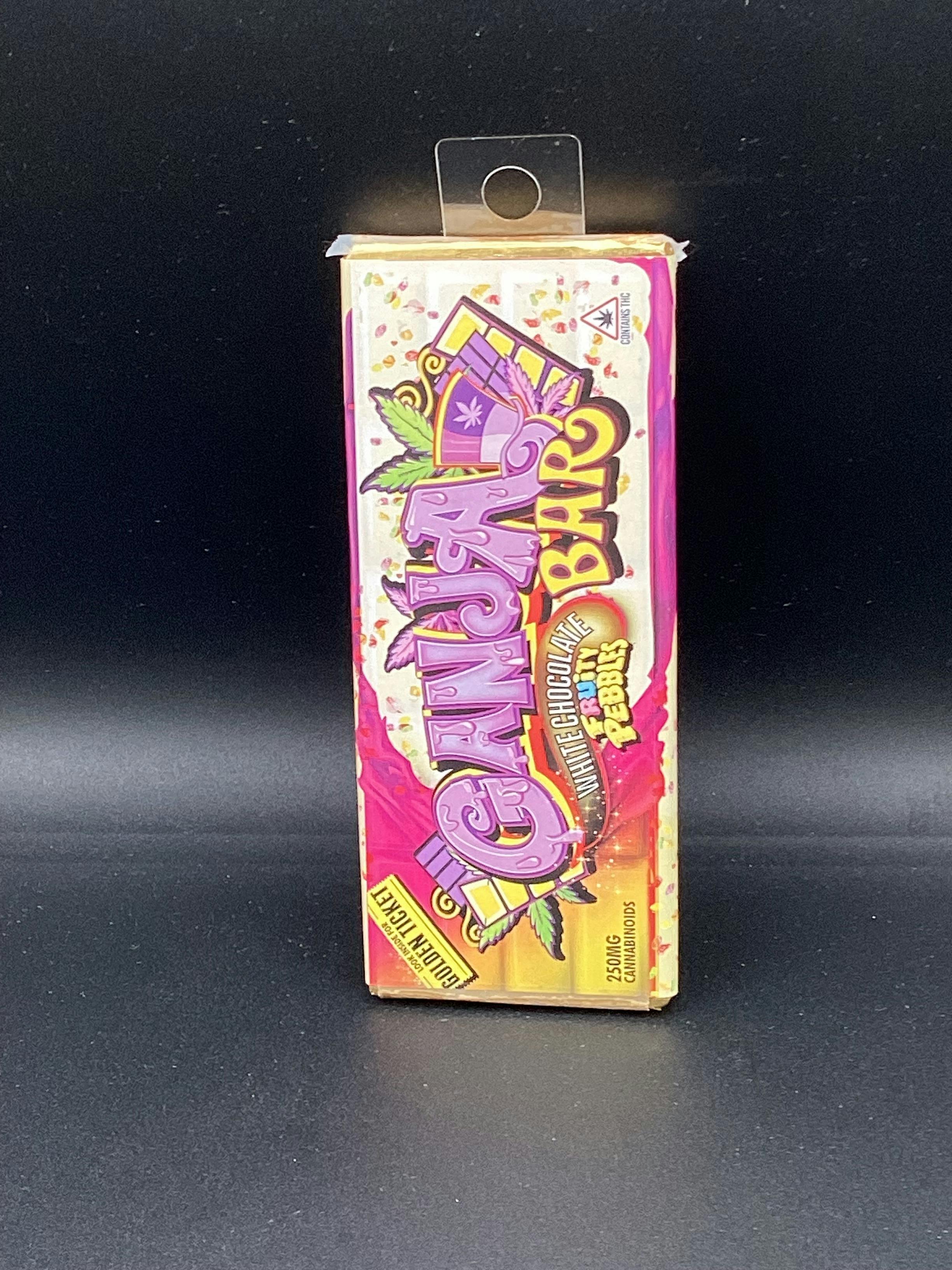 Fruity Rocks White Chocolate Candy Bar | Chocolates | 10pk | 25mg/ea by Ganja Candy Factory
