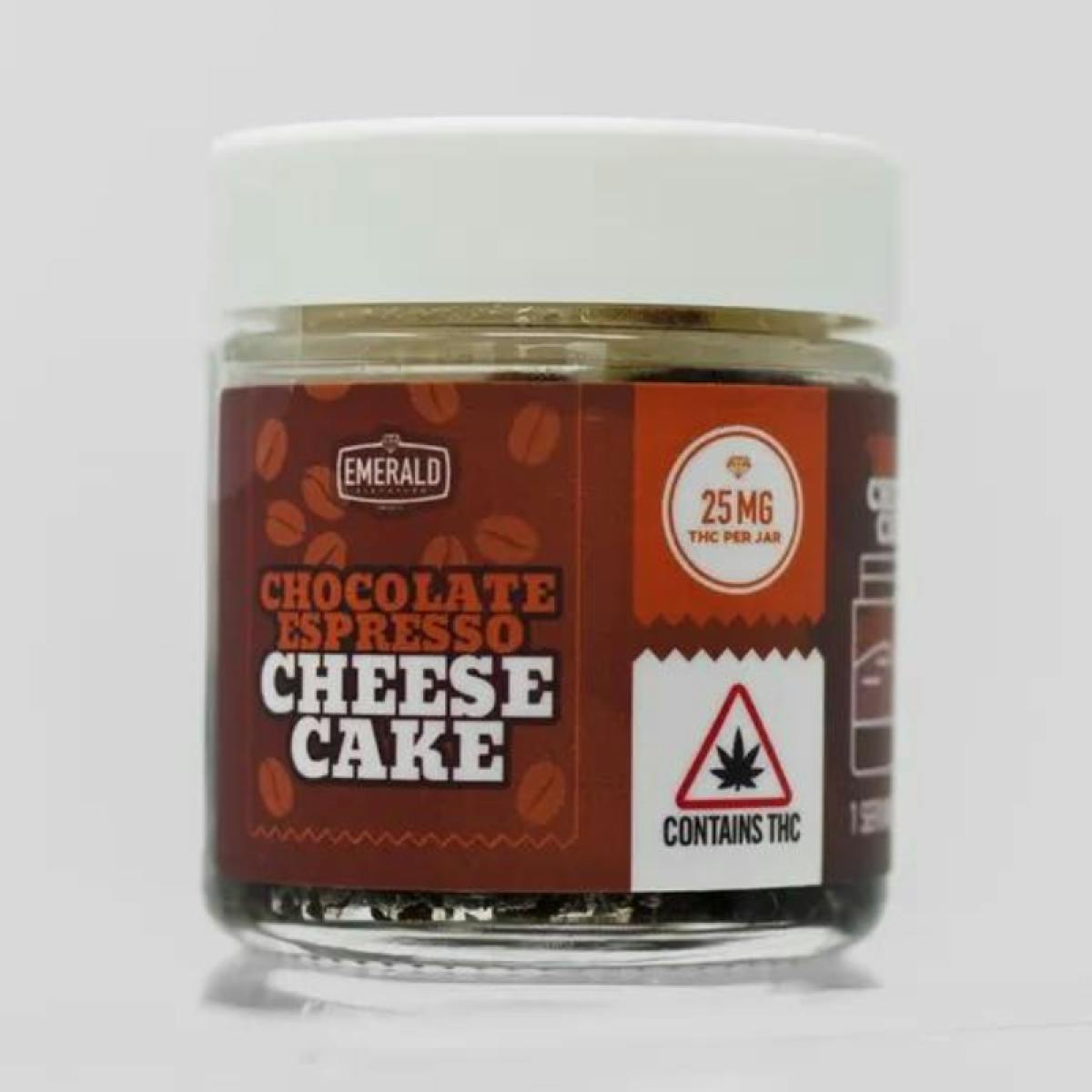 Emerald Elevation- Chocolate Espresso- Mini Cheesecake- THC- 25mg