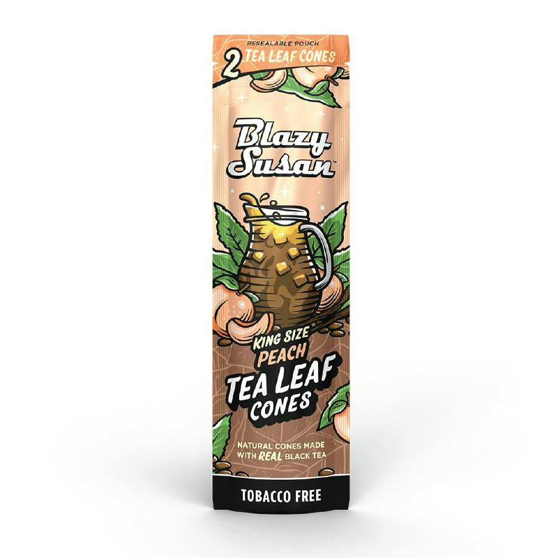 Blazy Susan - Peach Tea Leaf Cones King Size 2pk