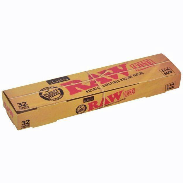 RAW 1 1/4 Cones 32 Pack