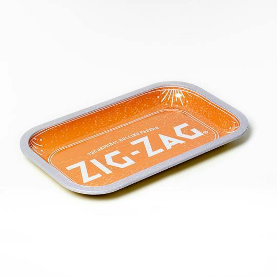 Zig Zag - Small Rolling Tray (Orange)