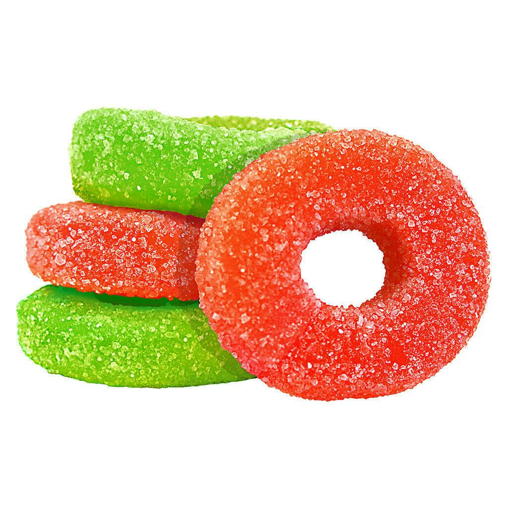 Olli O's Sour Cherry & Watermelon THC/CBG/THCV 4 Pack Soft Chews